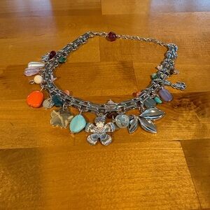 Boutique Multicolor Charm Choker Necklace